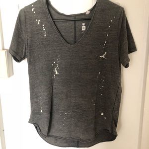 Grey flowy top